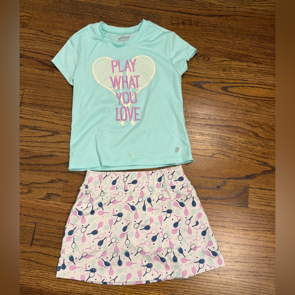 Girls Tennis Outfit 2 Piece Size 6